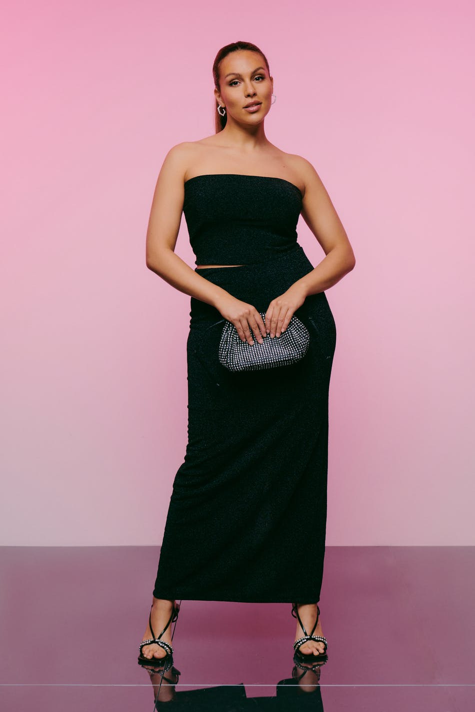 Nikita glitter tube top