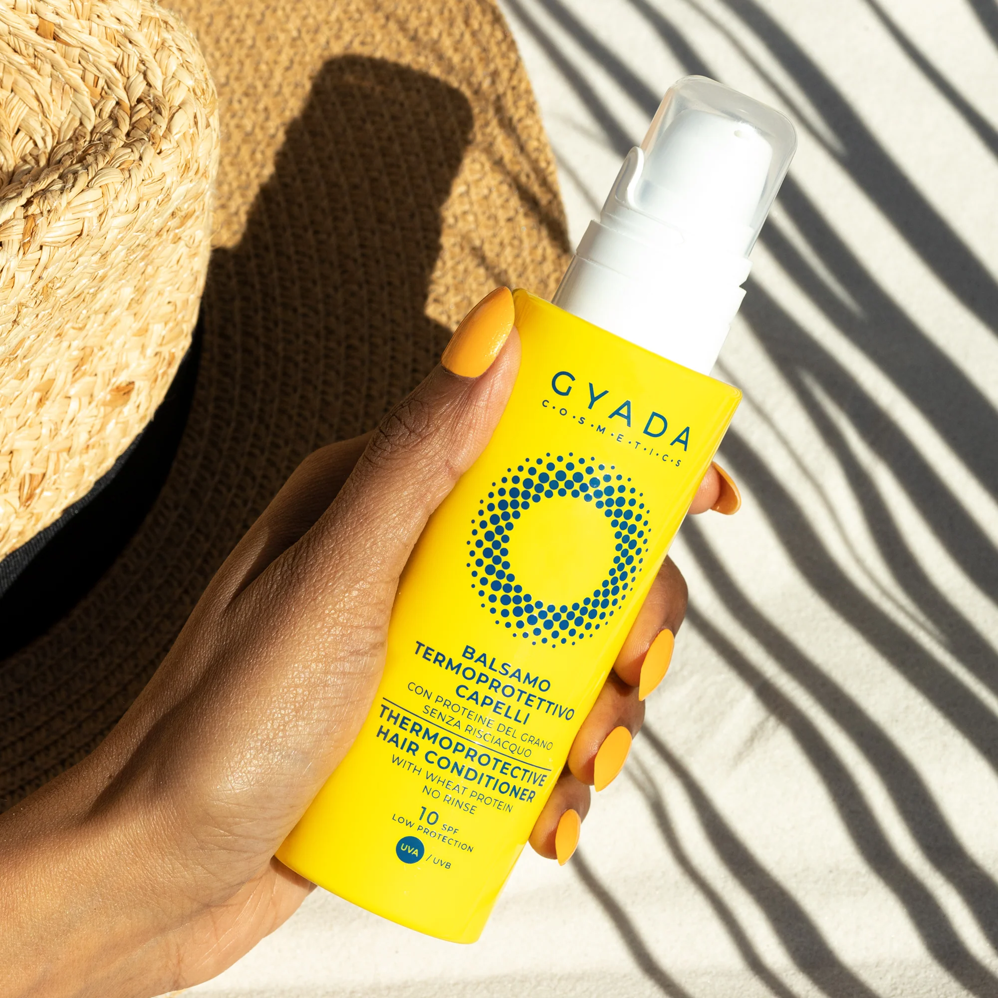 Balsam de păr cu protecție termică Solari SPF10 - Tratament pentru păr cu protecție solară, balsam de păr fără clătire
