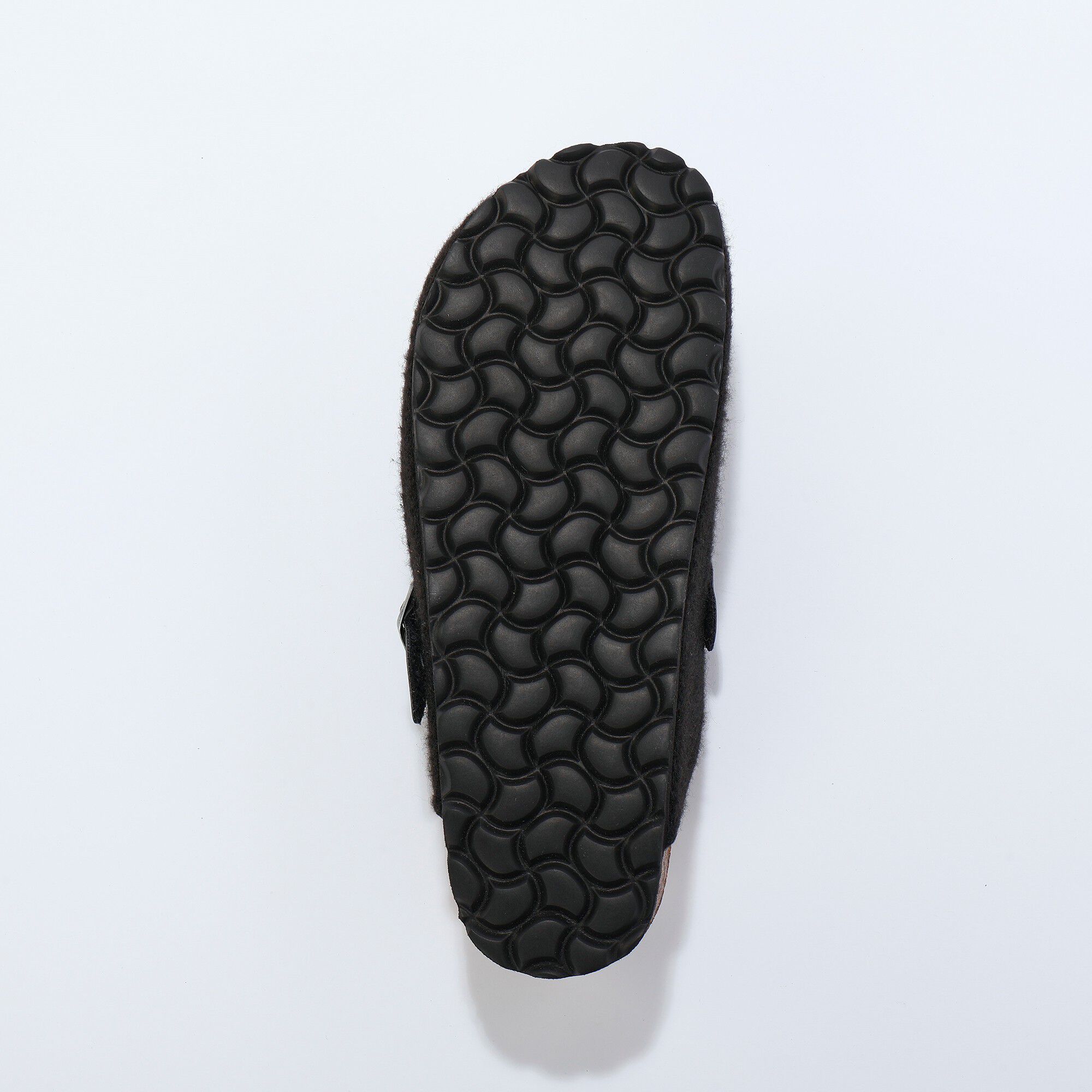 Mules sabot feutrine à boucle