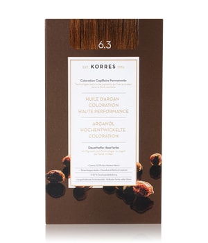 KORRES Arganöl Hochentwickelte Haarcoloration Golden Honey Dark Blonde / Dunkelblond Gold 6.3 Haarfarbe-1 Stk