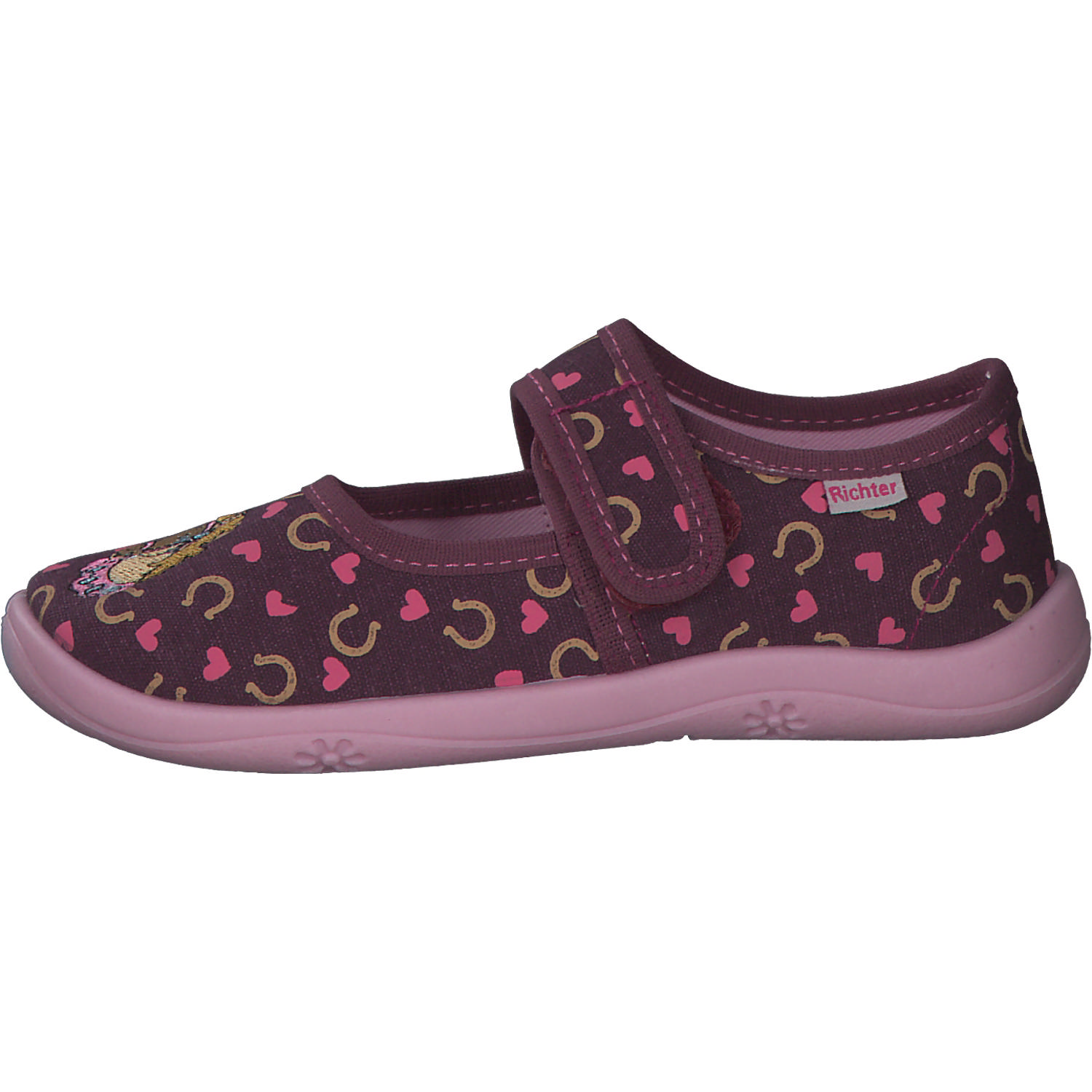 Richter 9150, Hausschuhe, Kinder, Violett (Pink)