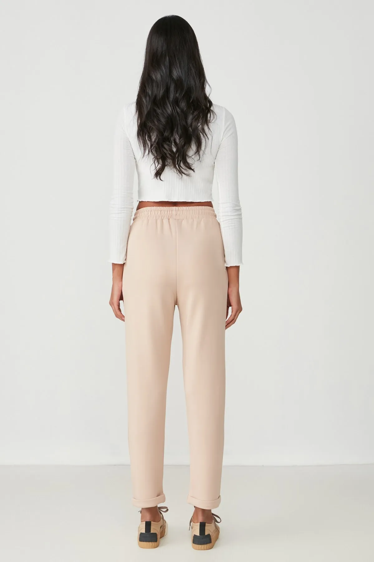 C&City  Doppelbein-Jogginghose 738 Milchbraun