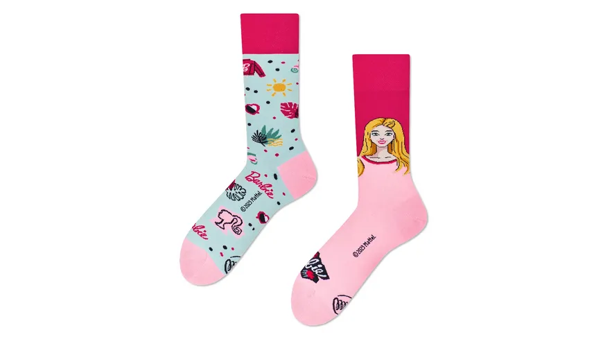 MANY MORNINGS Damen Socken Barbie Barbie