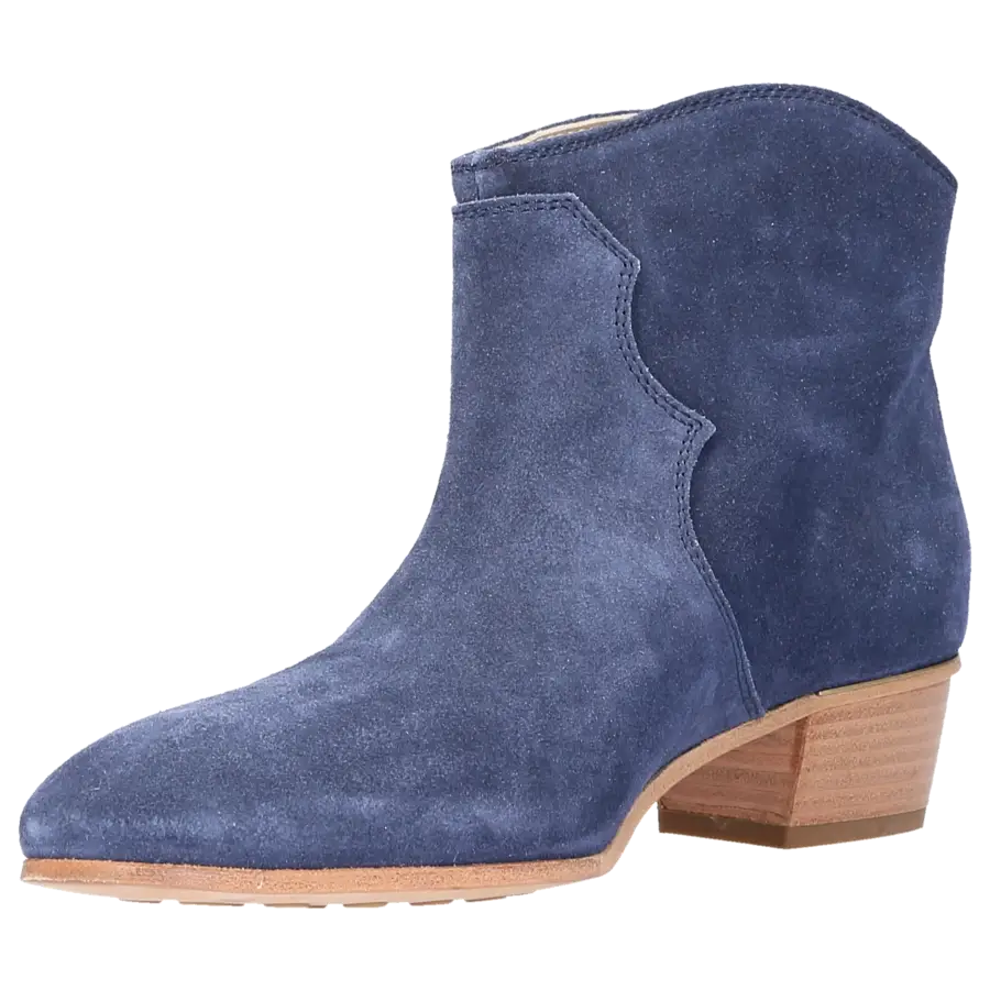 AGL Attilio Giusti Leombruni - Stiefeletten D103534 Veloursleder - blau