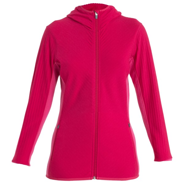 Icebreaker - Women's Descender L/S Zip Hood - Wolljacke