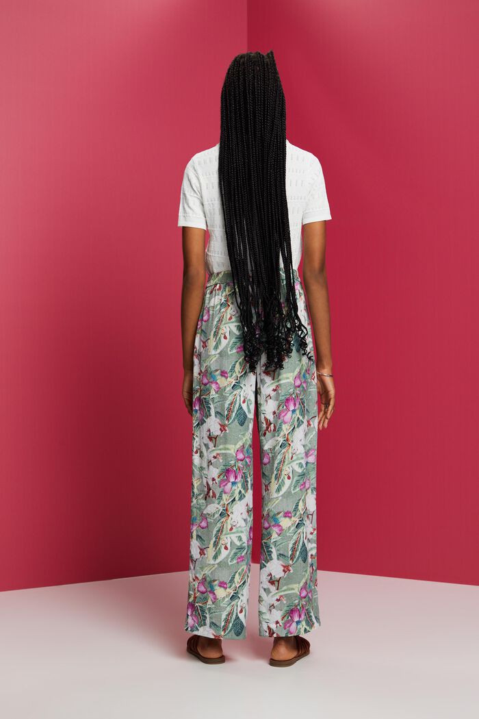 Pants woven