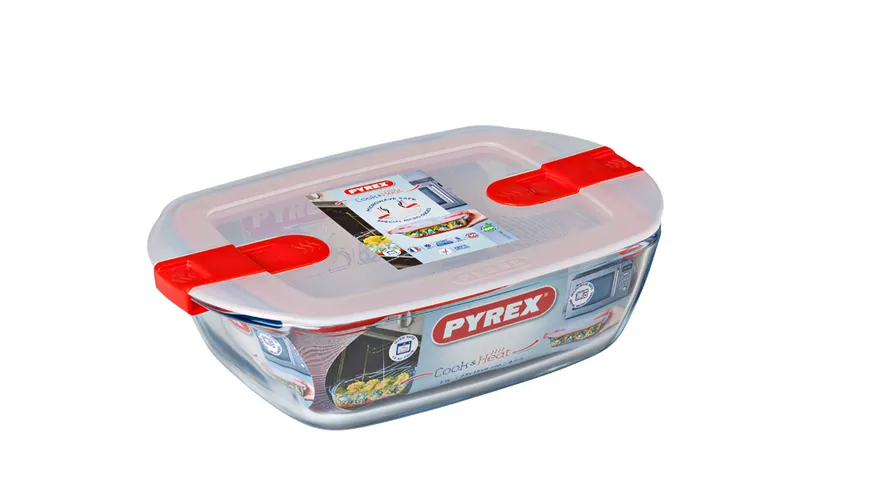 PYREX Mehrzweckform Cook & Heat 1,1l rechteckig