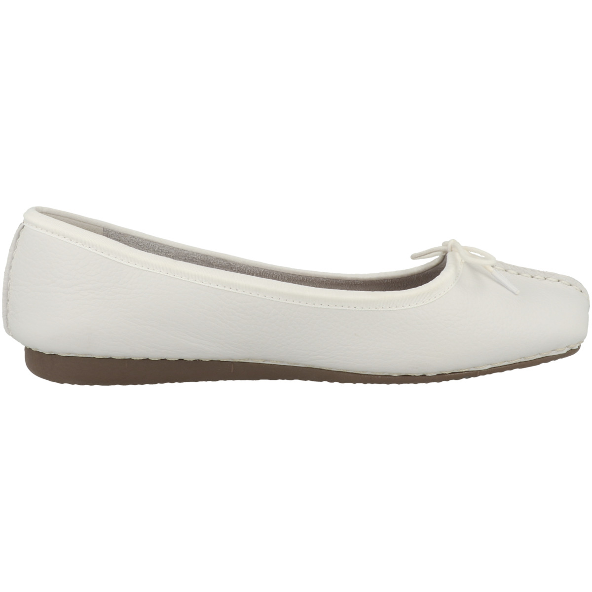 Clarks Un Freckle Ice Ballerinas weiss