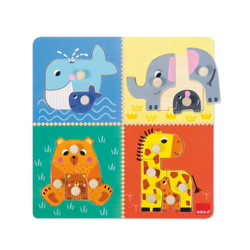 Puzzle maman et bébé Goula