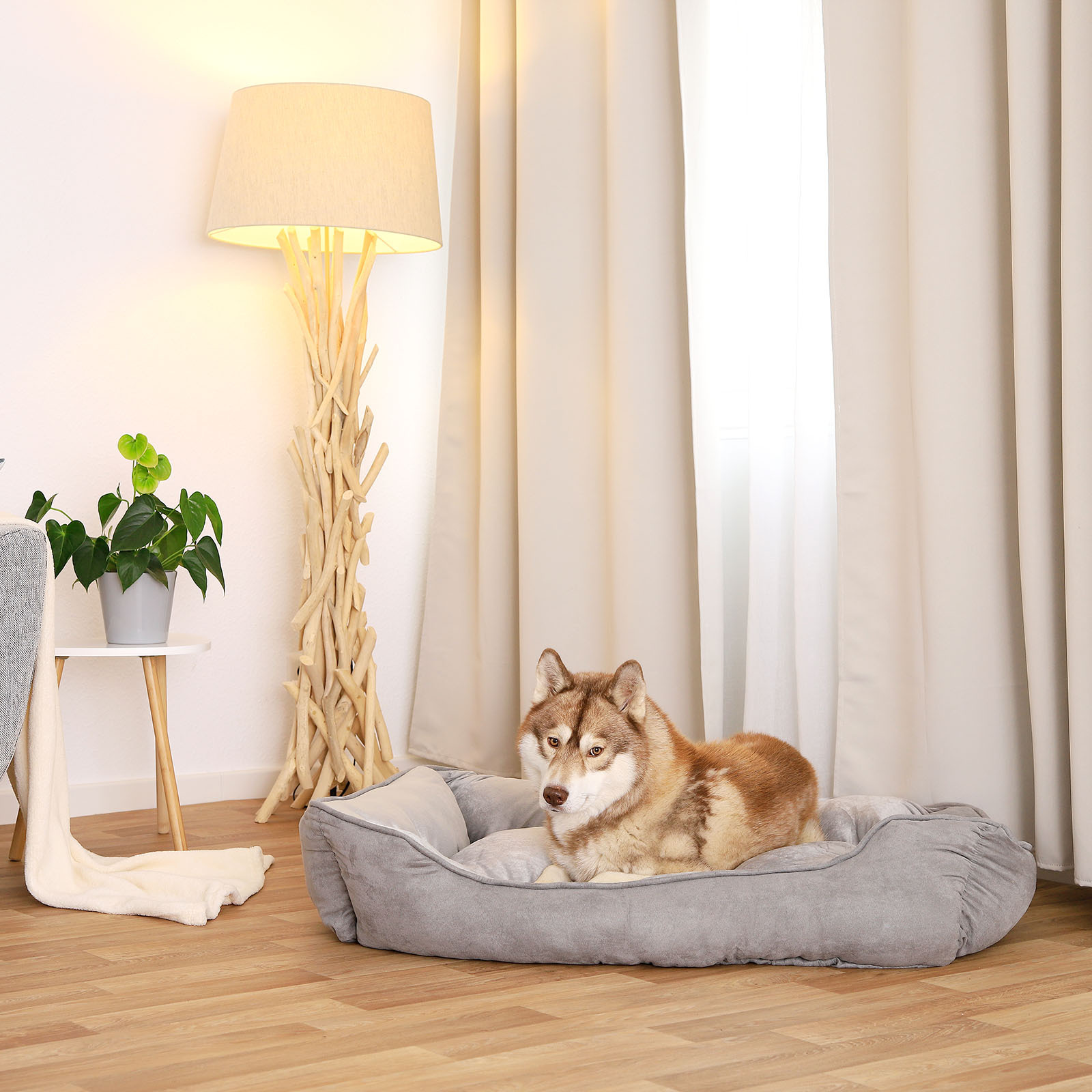 Lionto Hundebetten Lionto 2-in-1 Hundebett Hundekissen L
