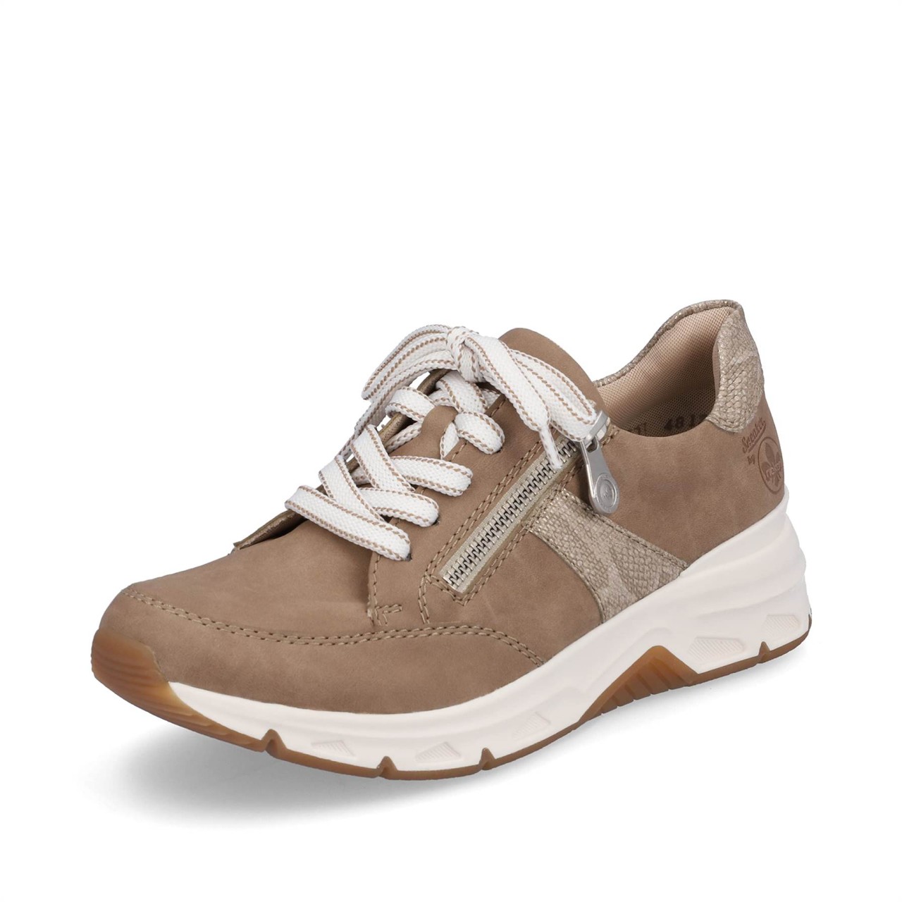 RIEKER Freizeit Schnürer beige