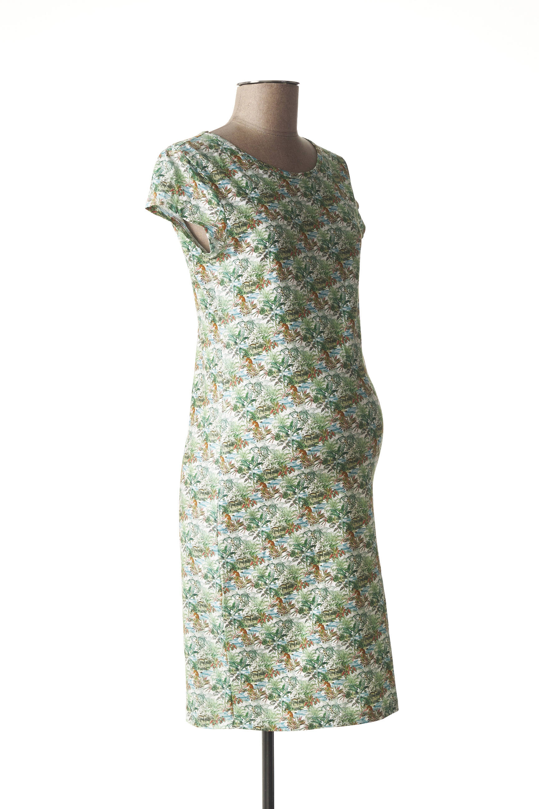 Fragile Robes Maternite Femme couleur vert