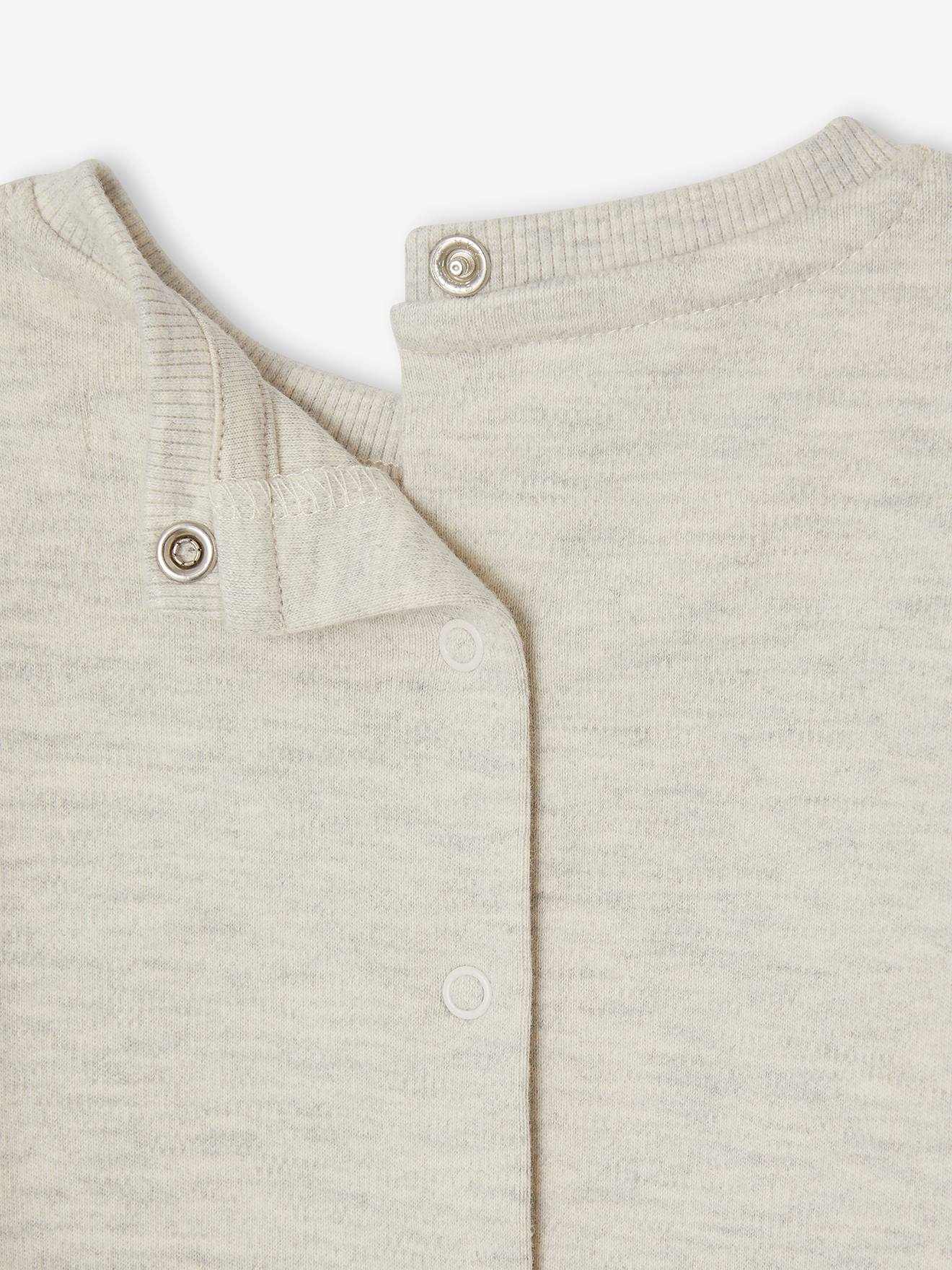 Vertbaudet Baby-Set: Sweatshirt & Hose, personalisierbar Oeko-Tex - blush