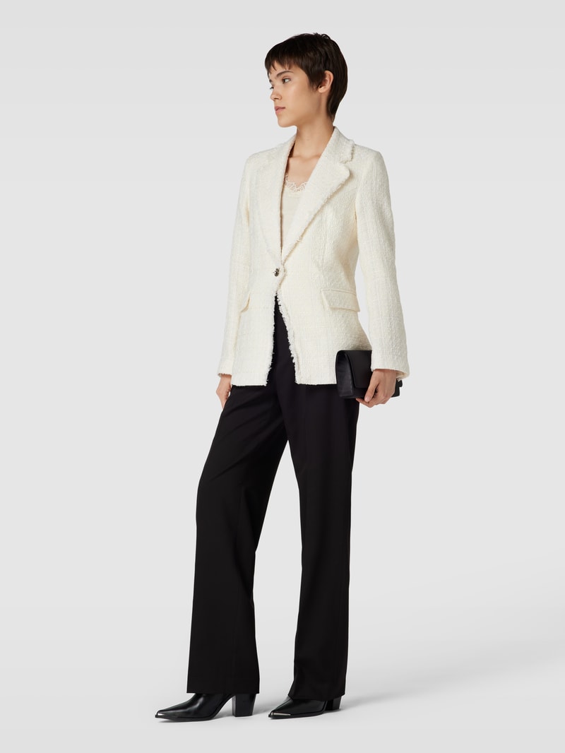 Blazer in Bouclé-Optik Modell 'QUINTIN' in sand