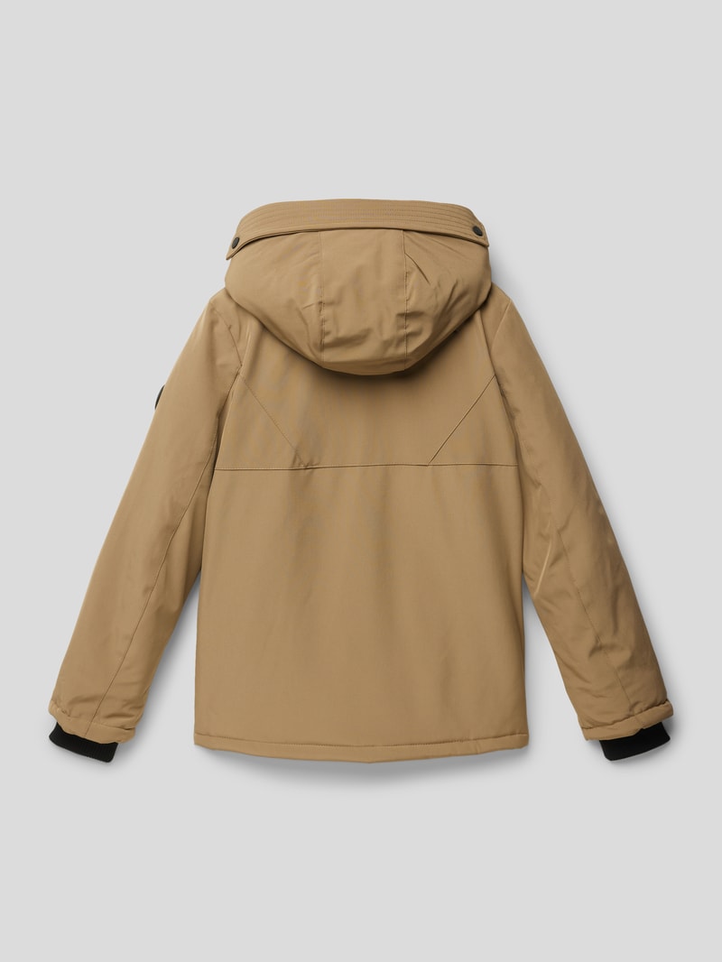 Jacke in Two-Tone-Machart Modell 'Thames' in camel