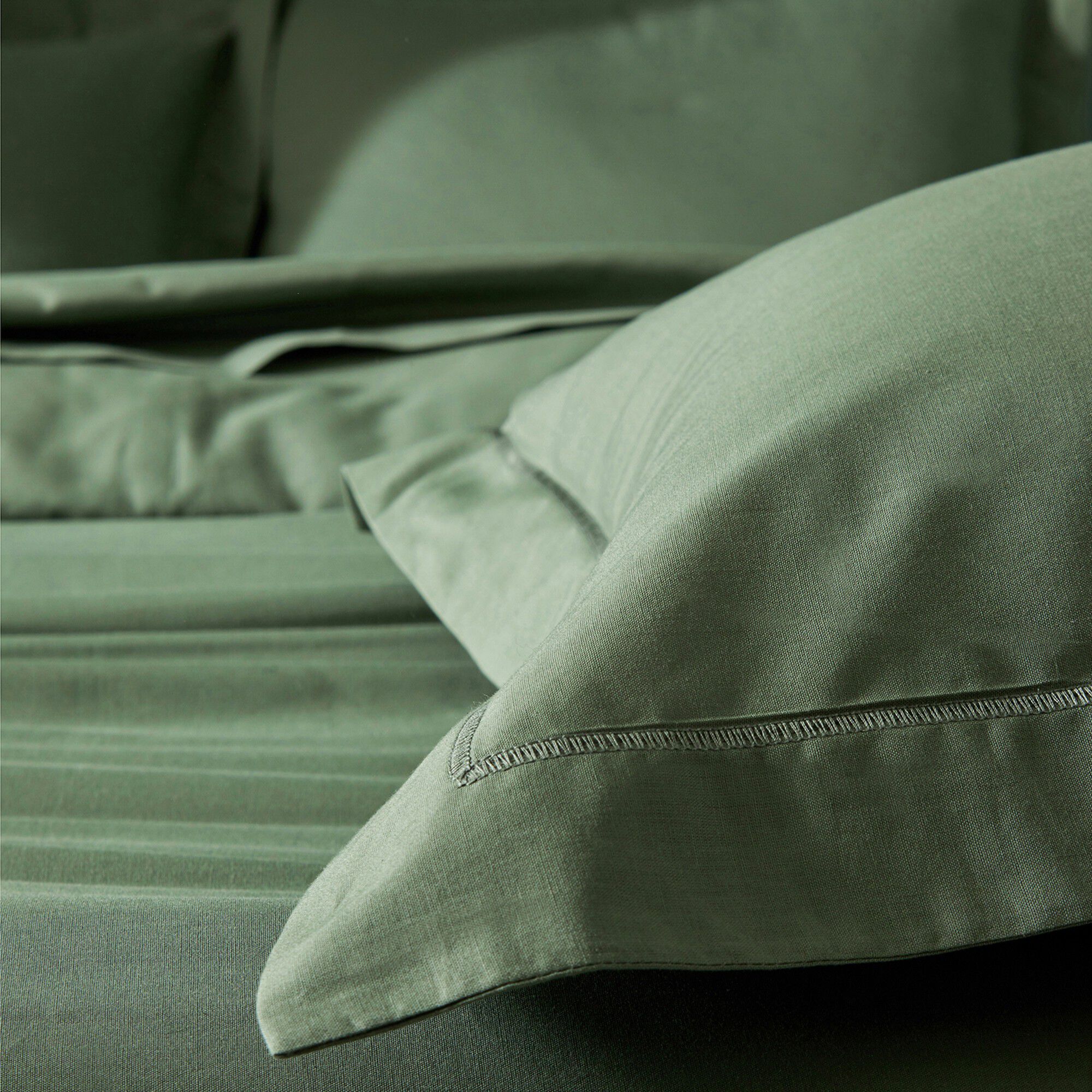 Linge de lit uni coton