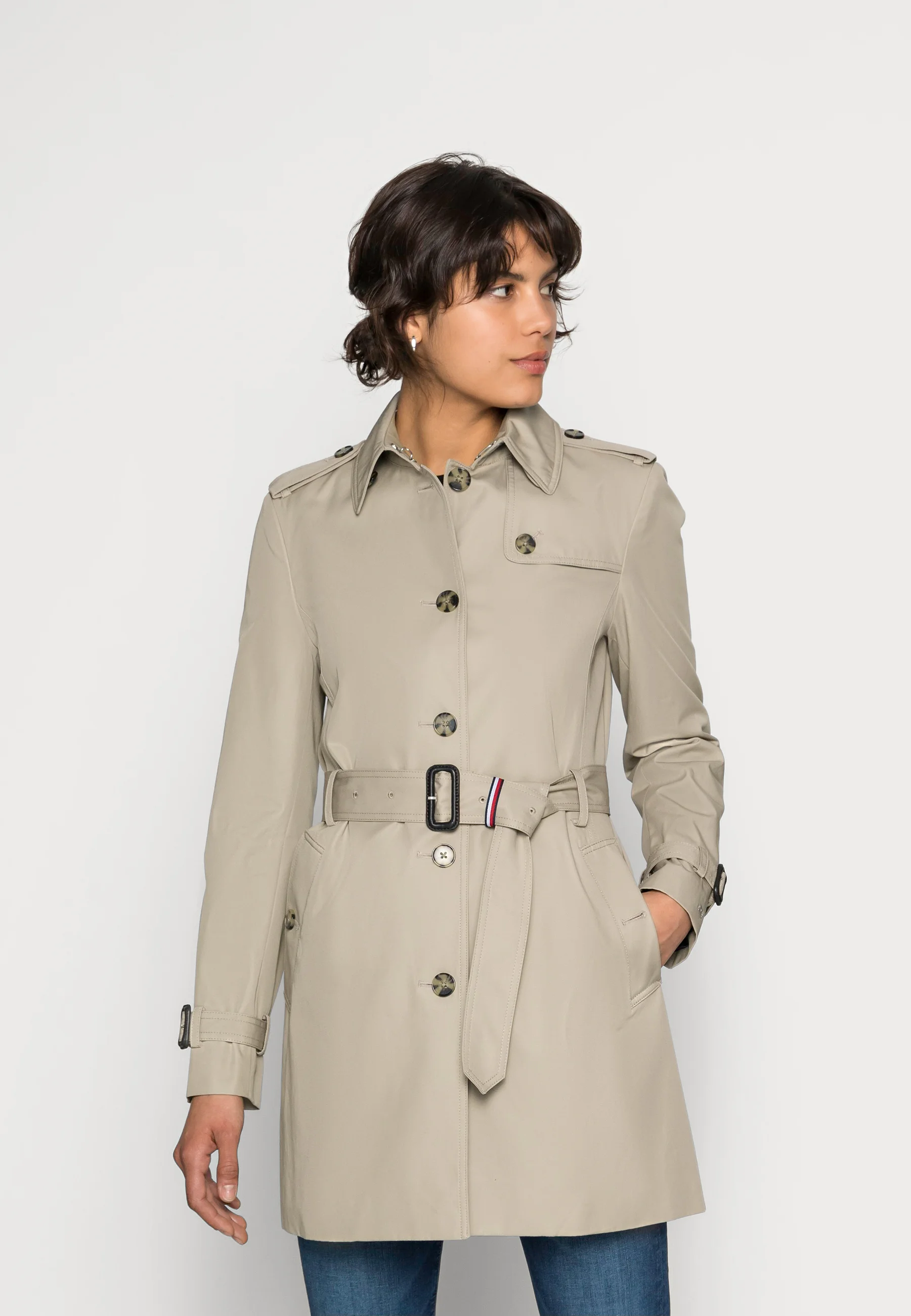Tommy Hilfiger HERITAGE SINGLE BREASTED - Gabardina
