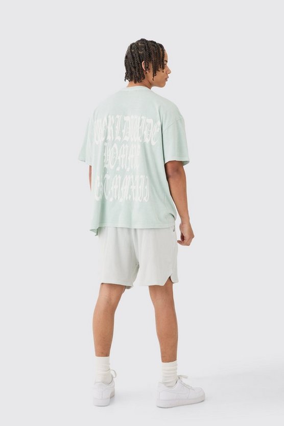 Lockere Shorts in Waffeloptik