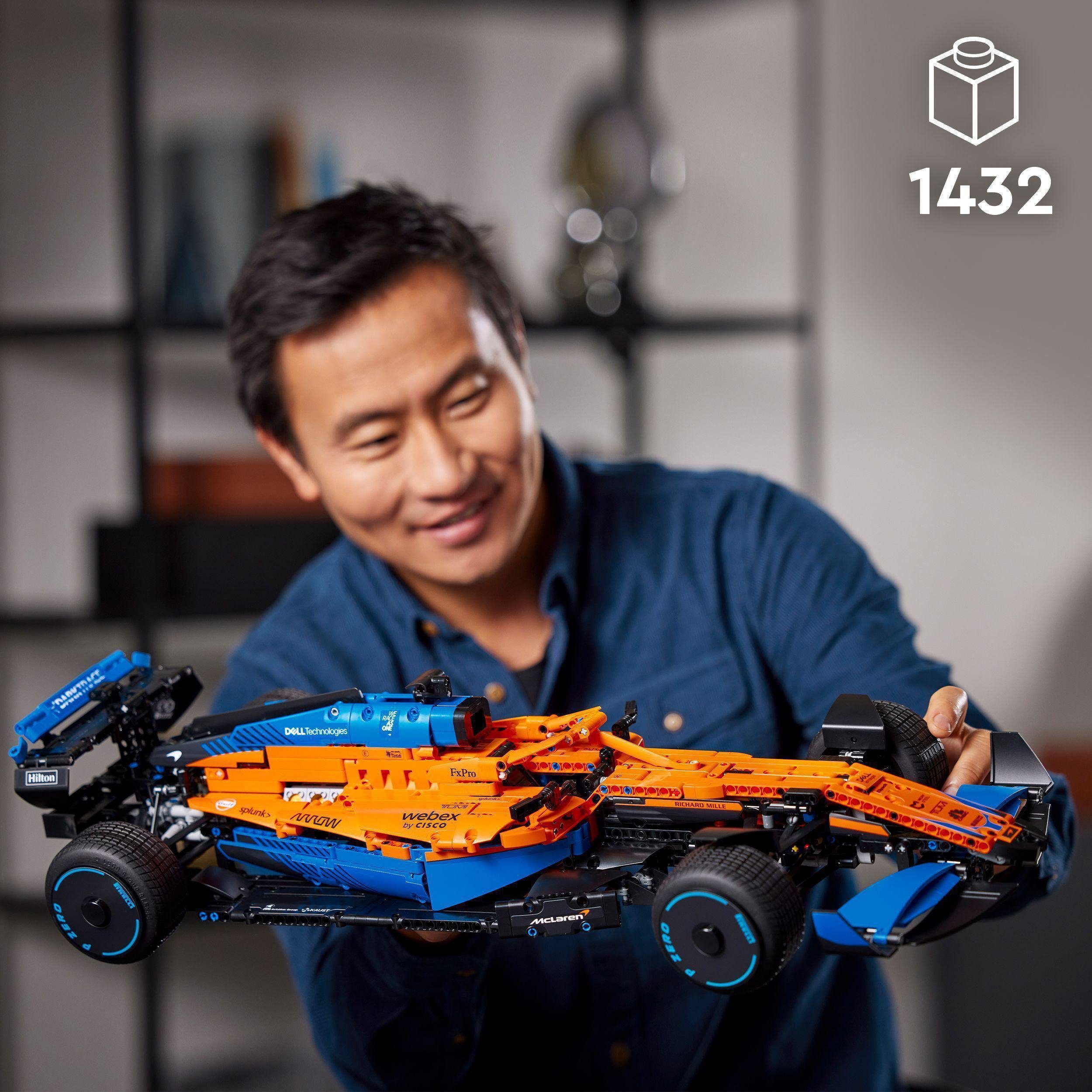 LEGO® Konstruktionsspielsteine McLaren Formel 1™ Rennwagen (42141), LEGO® Technic, (1432 St), Made in Europe