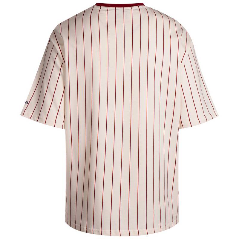 New Era Pinstripe T-Shirt Herren