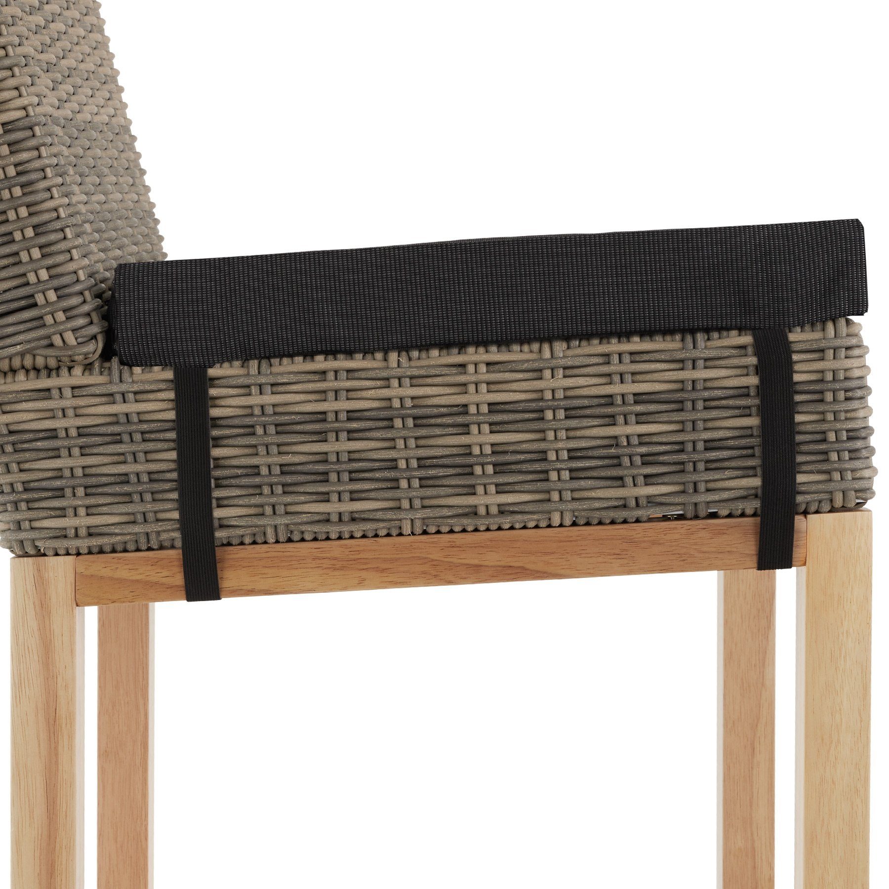 tectake Rattanstuhl Latina (1er, 1 St), UV-Beständig