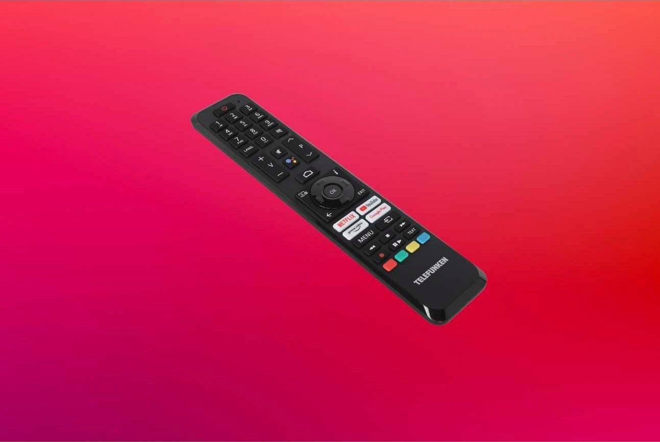 Telefunken D43V950M2CWH LED-Fernseher (108 cm/43 Zoll, 4K Ultra HD, Smart-TV, Dolby Atmos,USB-Recording,Google Assistent,Android-TV)