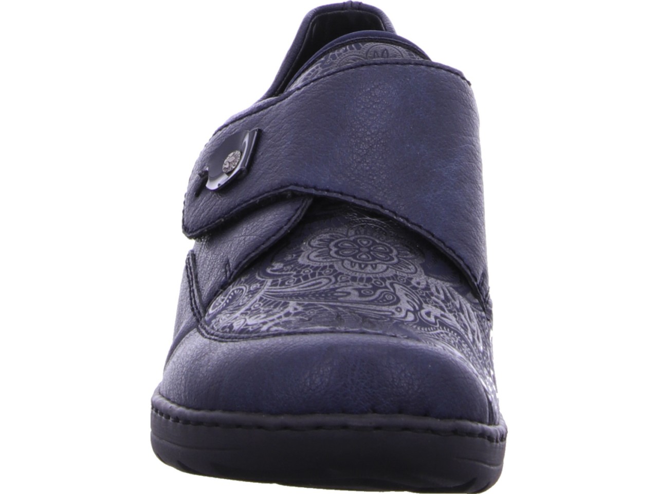 RIEKER Sportliche Slipper blau