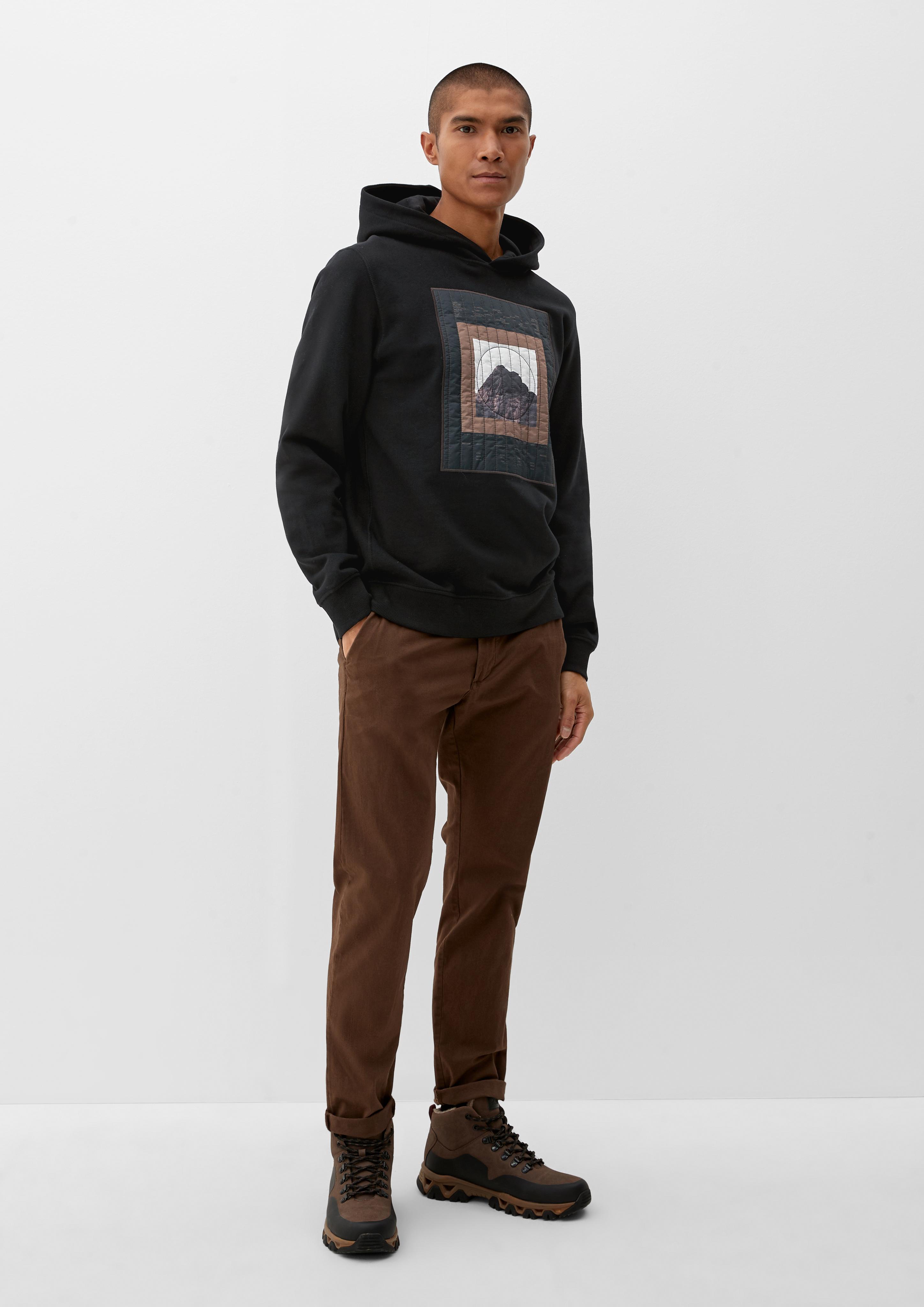 Hoodie mit Applikation  2121126-99D1