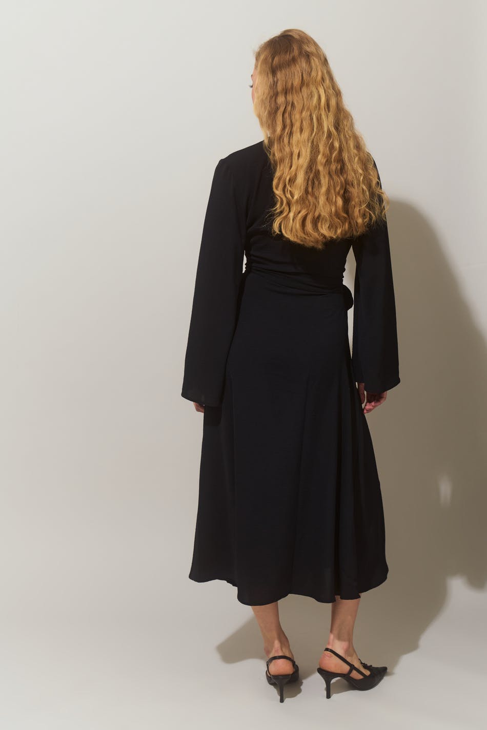 Midi wrap dress