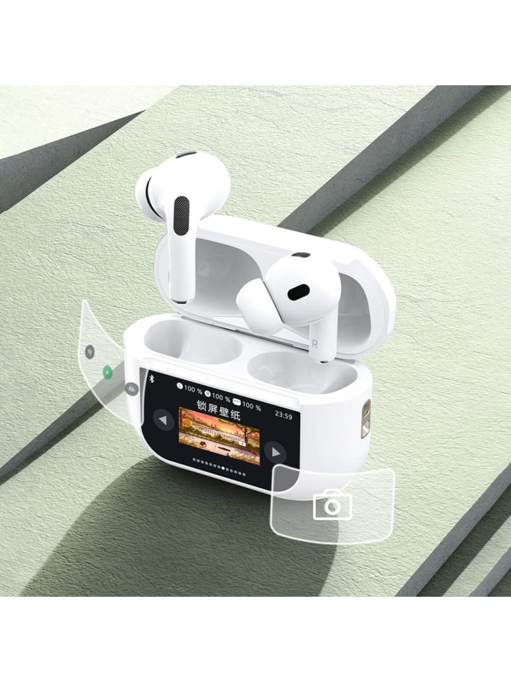 COFI 1453 In-Ear TWS kabelloser Bluetooth 5.3 Kopfhörer mit LED-Anzeige in Weiß günstig kaufen onesize