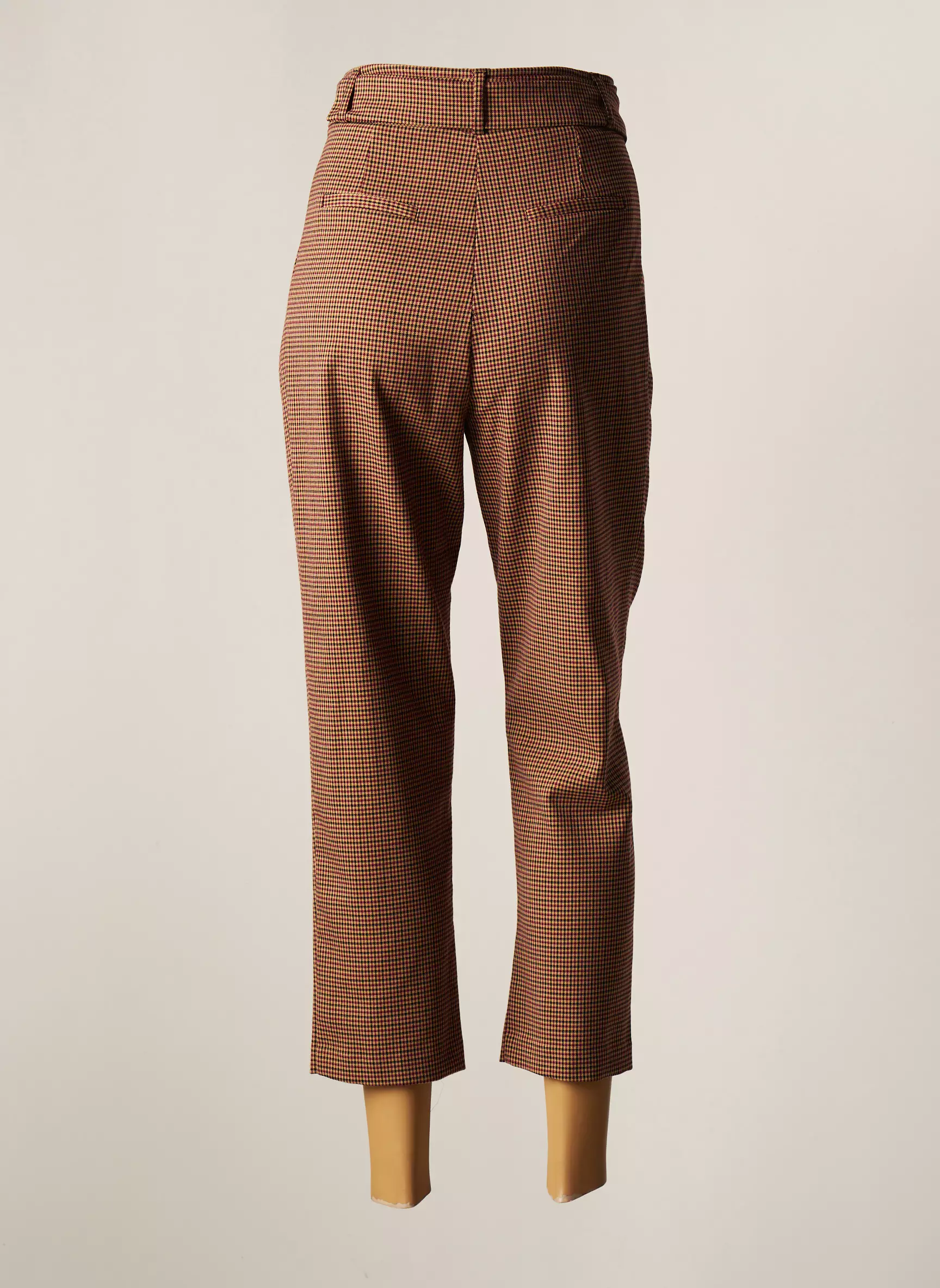 B Yu Pantalon7 8 Femme couleur beige