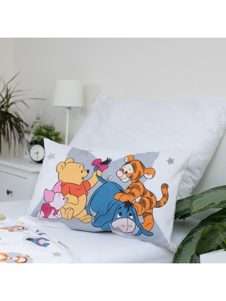 Disney 2-tlg.Set: Babybettwäsche Disney Winnie Puuh in Weiß günstig kaufen 100