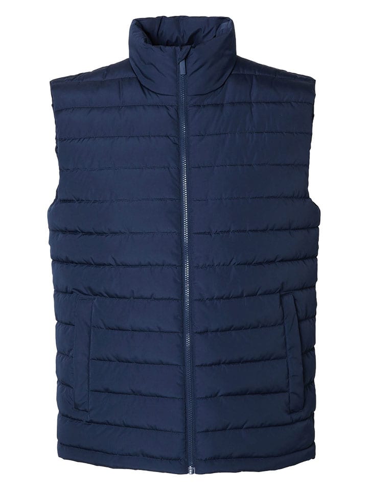 SELECTED HOMME Steppweste in Dunkelblau günstig kaufen