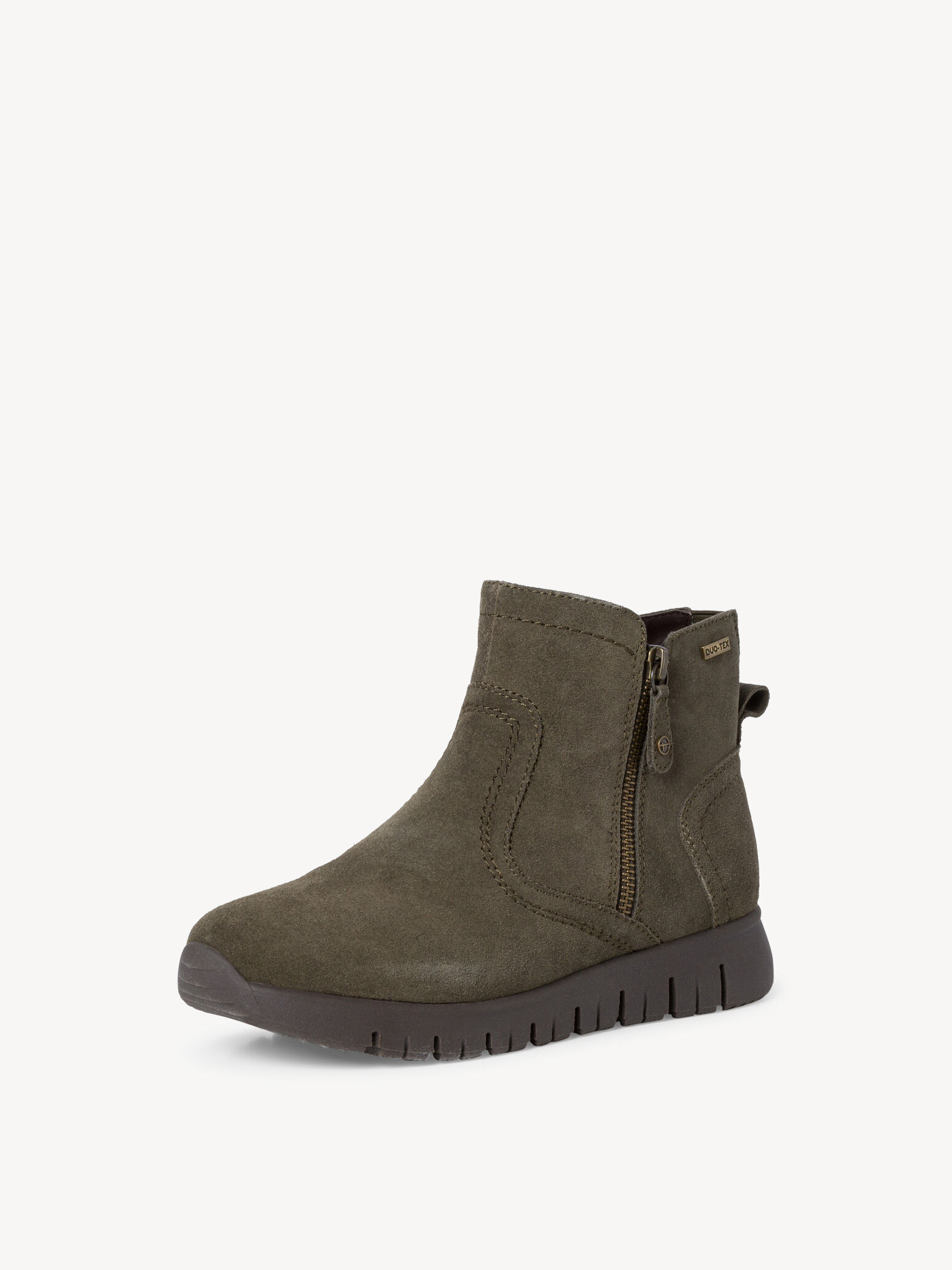 Bottine en cuir - vert