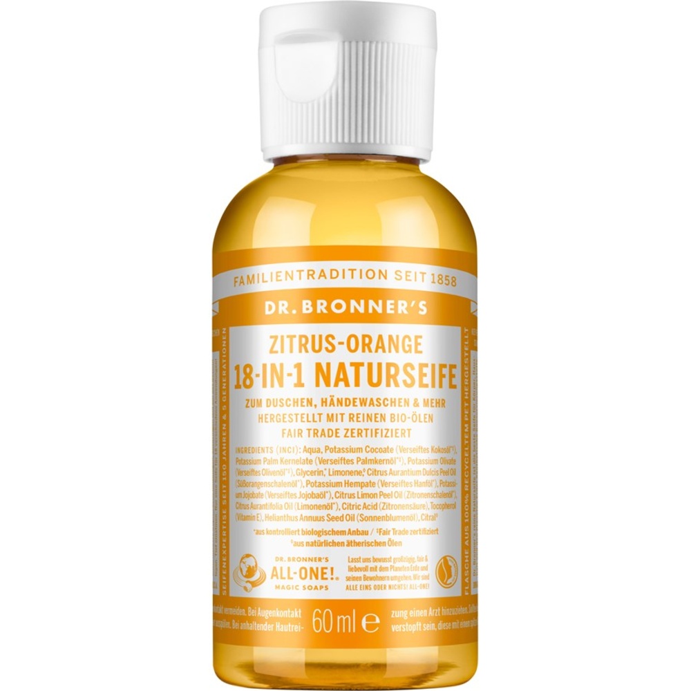 dr. bronners Citrus-Orange 18-in-1 Natural Soap soin du corps