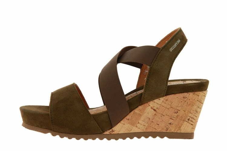 MEPHISTO Keilsandalen braun CORK LODEN