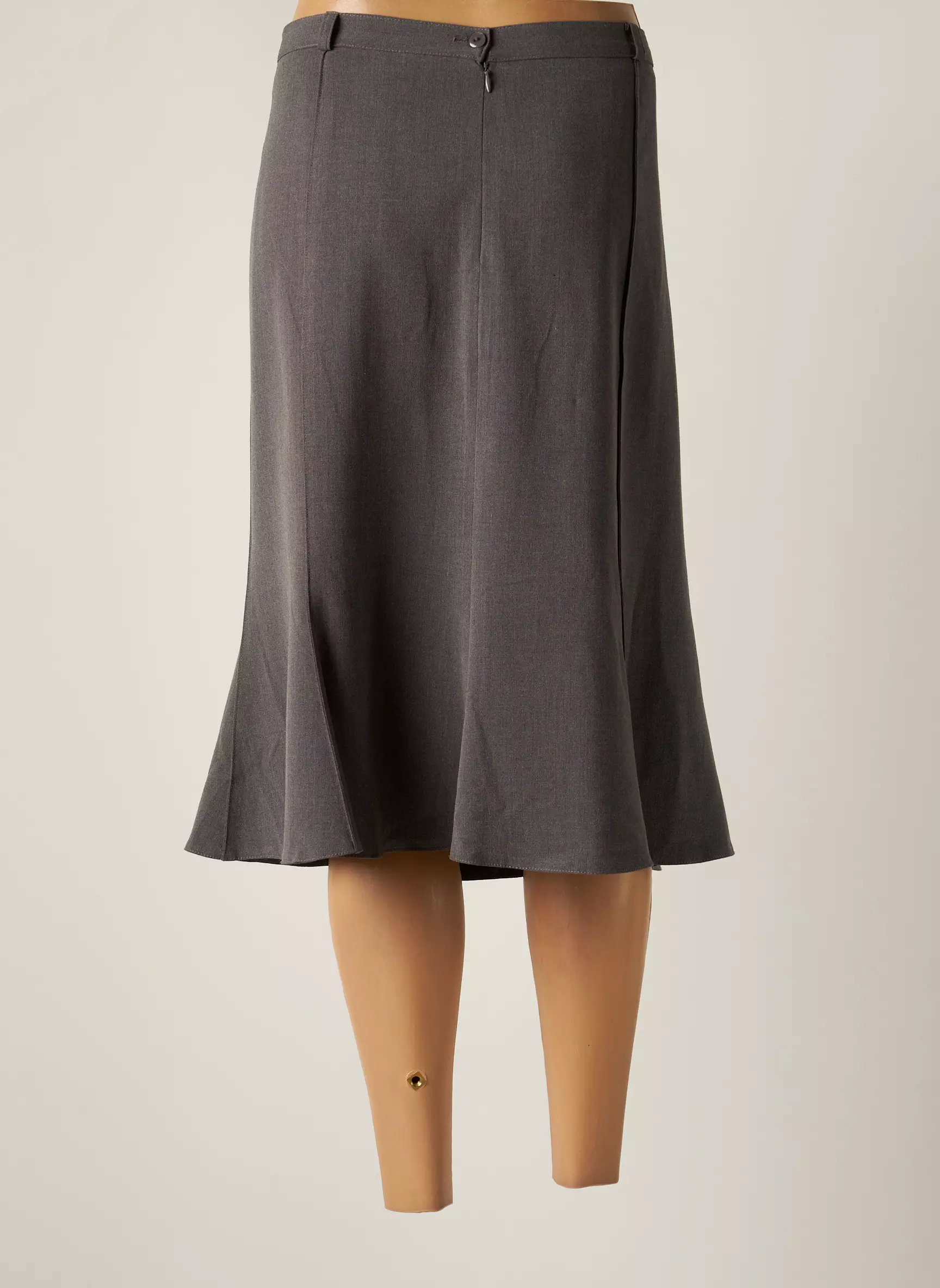 Un Temps Pour Elle Jupes Mi Longues Femme couleur gris