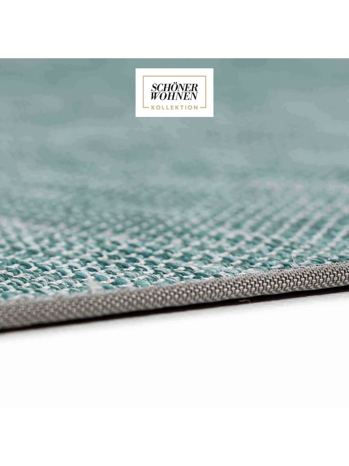 Schöner Wohnen Kollektion Outdoor Teppich PARKLAND in Türkis günstig kaufen