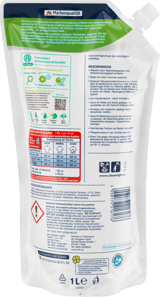 Vollwaschmittel Konzentrat Pro Climate Nature, 33 Wl