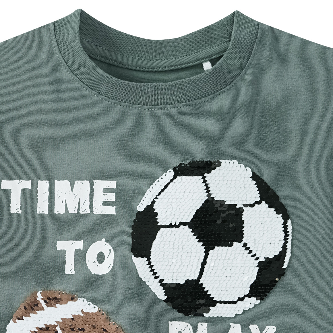 Jungen T-Shirt mit Wendepailletten