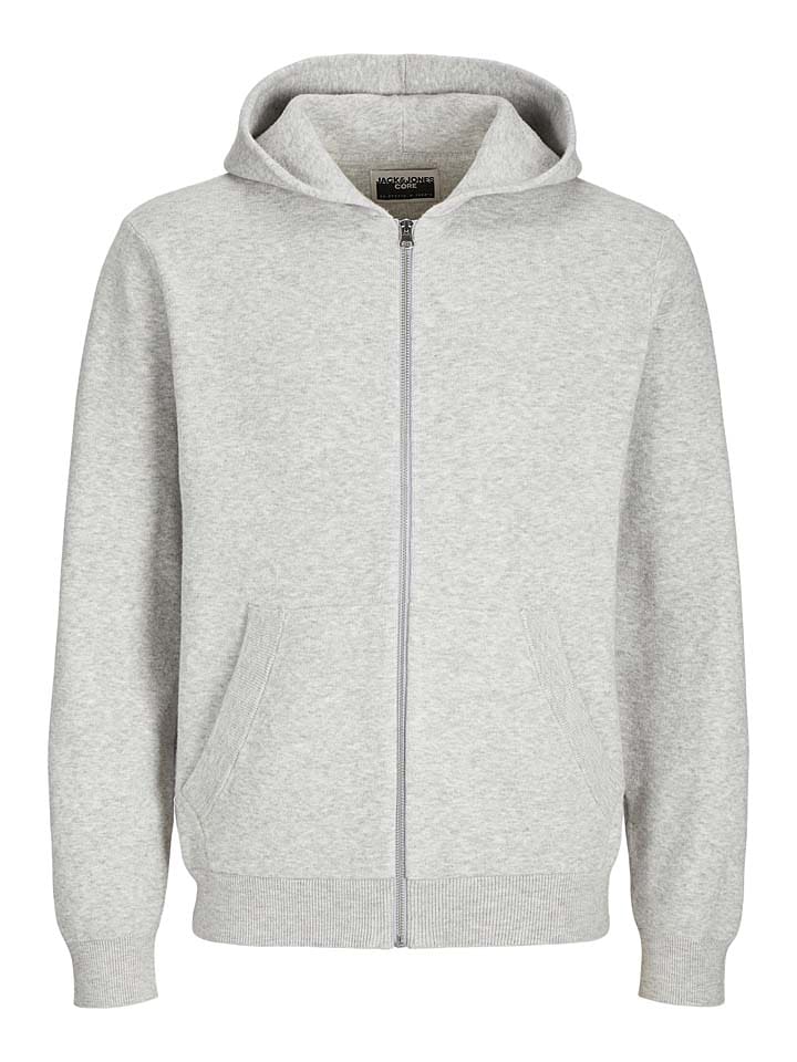 Jack & Jones Sweatjacke in Grau günstig kaufen