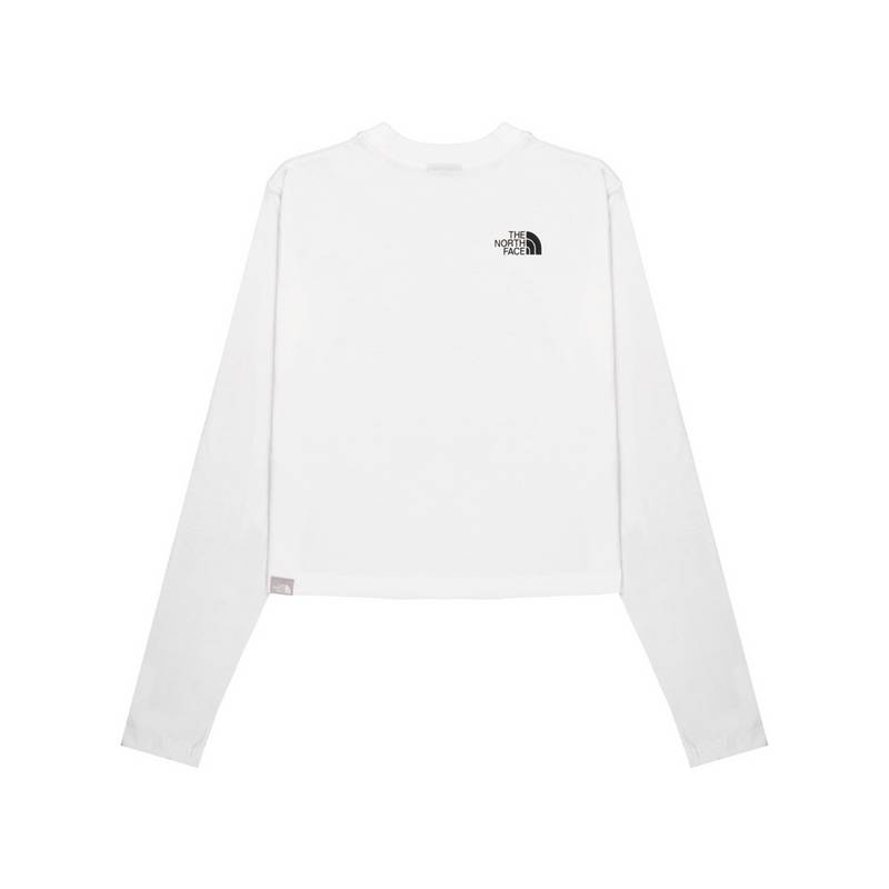 The North Face Crop Longsleeve Damen Beige Sweatshirt Damen