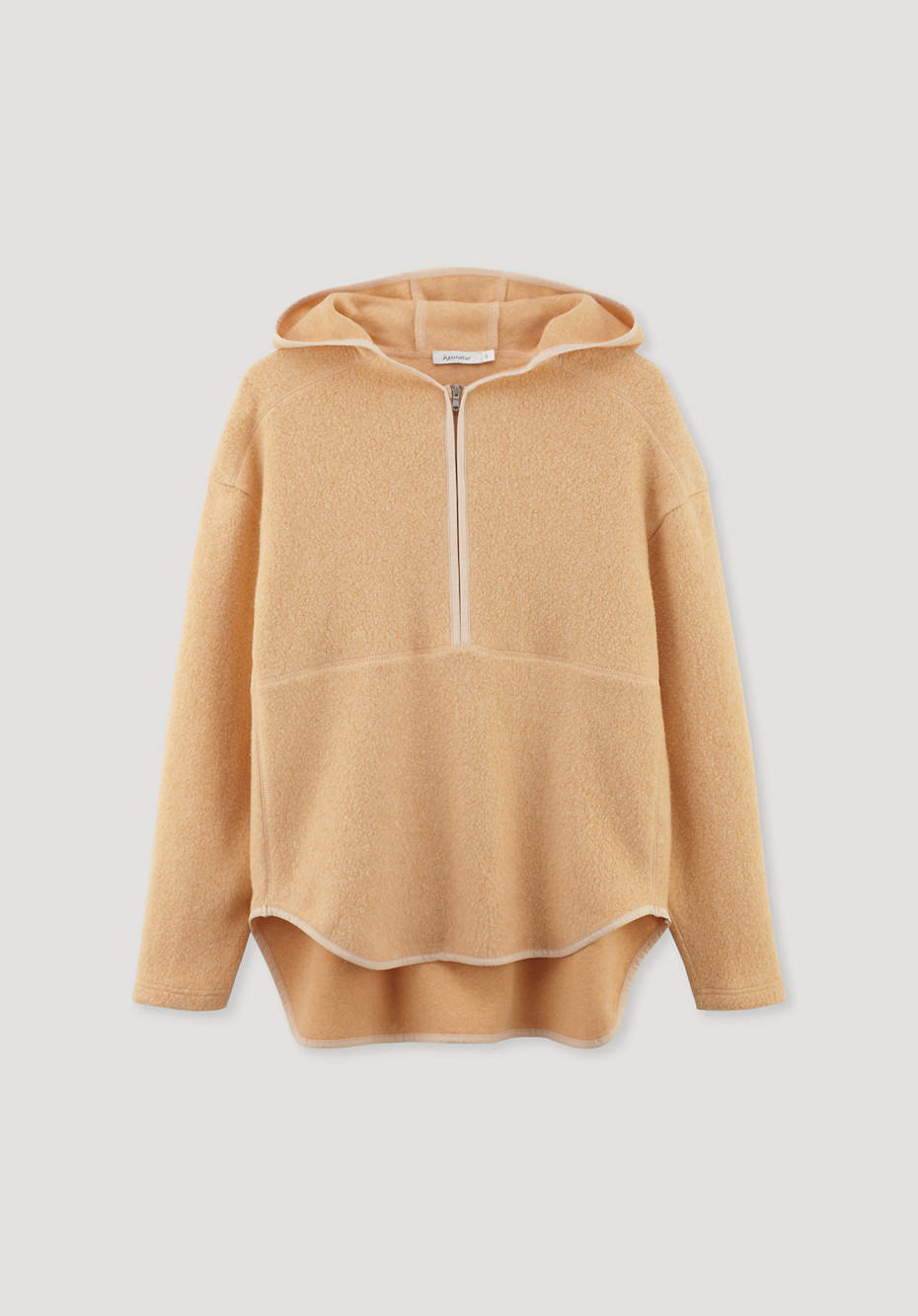 Fleece-Hoodie aus reiner Bio-Baumwolle