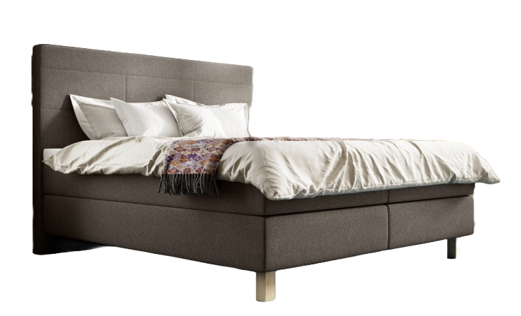 Schlaraffia Boxspringbett Verdi VZ Grau 180 x 200 cm