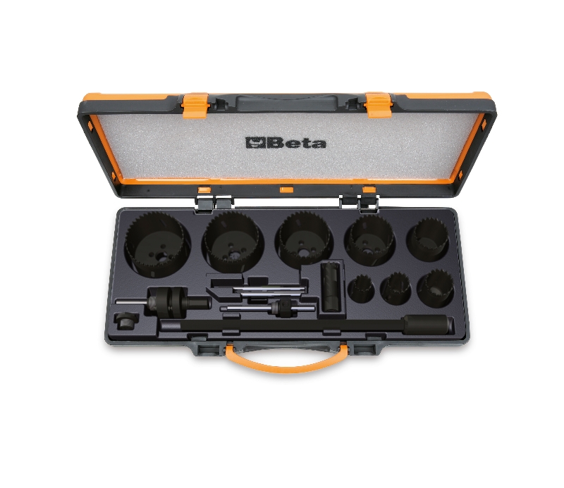 Set carotă Beta 004500313 pentru electricieni, 15 piese