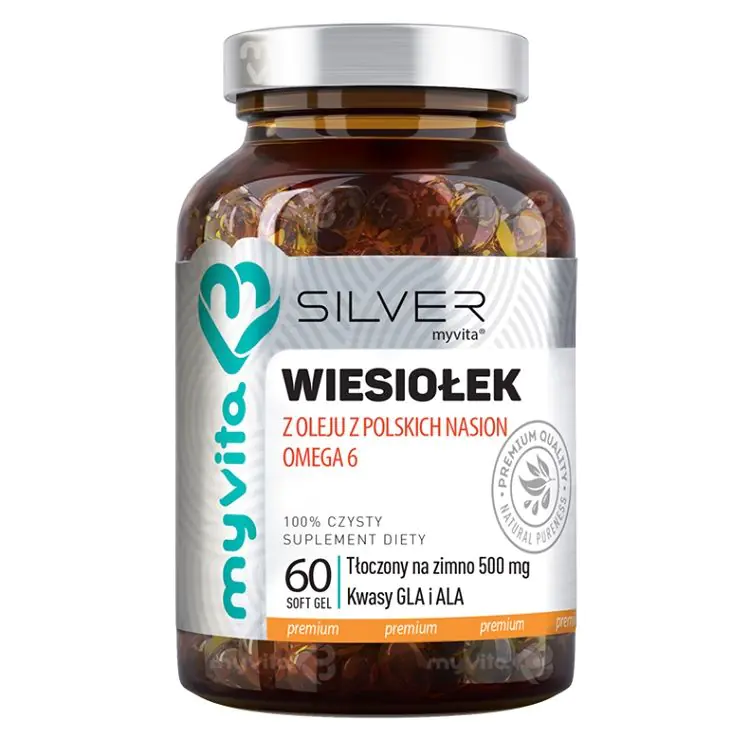 MyVita Nattlysolie 500 mg 60 kapsler