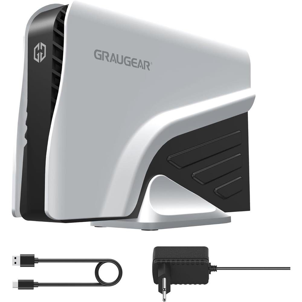 GRAUGEAR 4TB HDD für PlayStation 4 Playstation 5 externe Gaming-Festplatte 3,5
