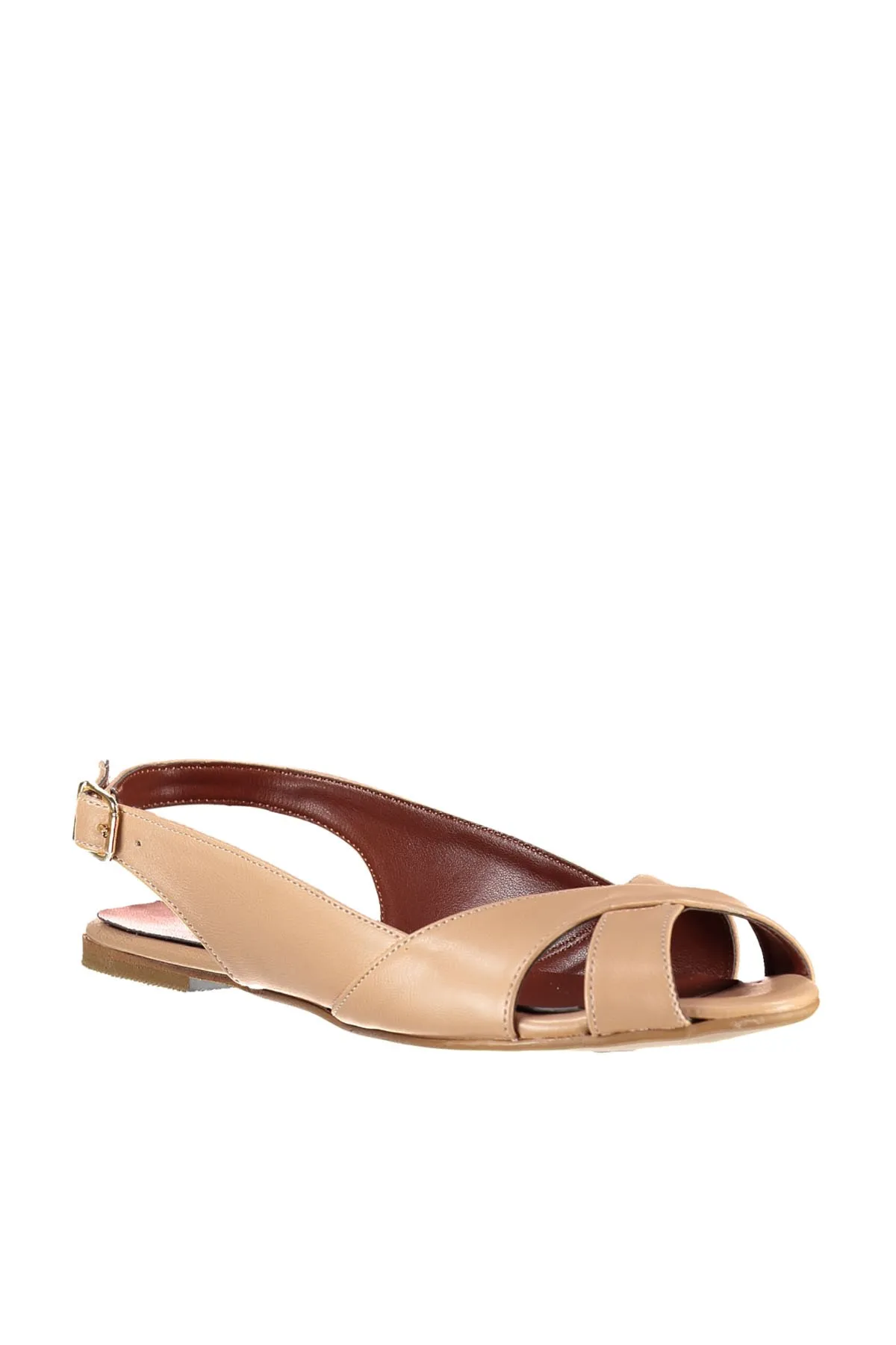 Fox Shoes  Hellbraune Damensandalen 9726106609