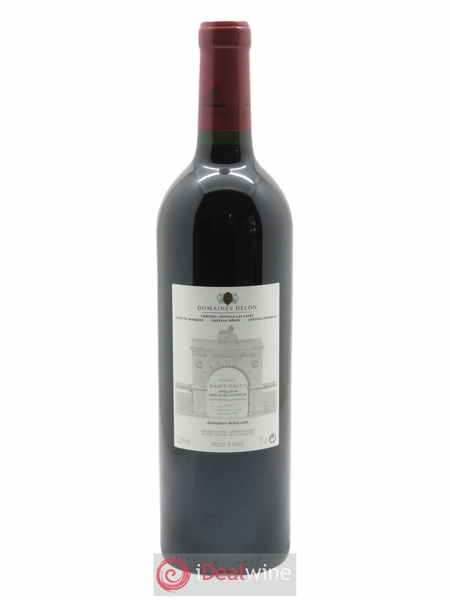 Château Léoville Las Cases 2ème Grand Cru Classé (CBO à partir de 12 bts) 2015 - Lot de 1 Bouteille