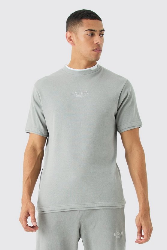 Geripptes Edition Heavyweight T-Shirt